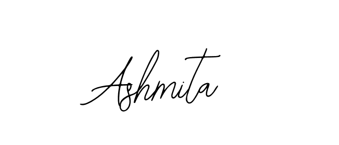 How to make Ashmita name signature. Use Bearetta-2O07w style for creating short signs online. This is the latest handwritten sign. Ashmita signature style 12 images and pictures png