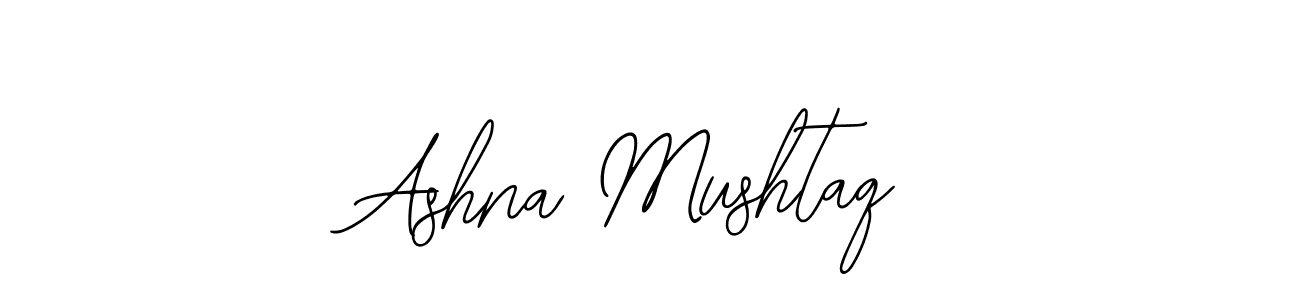 Similarly Bearetta-2O07w is the best handwritten signature design. Signature creator online .You can use it as an online autograph creator for name Ashna Mushtaq. Ashna Mushtaq signature style 12 images and pictures png