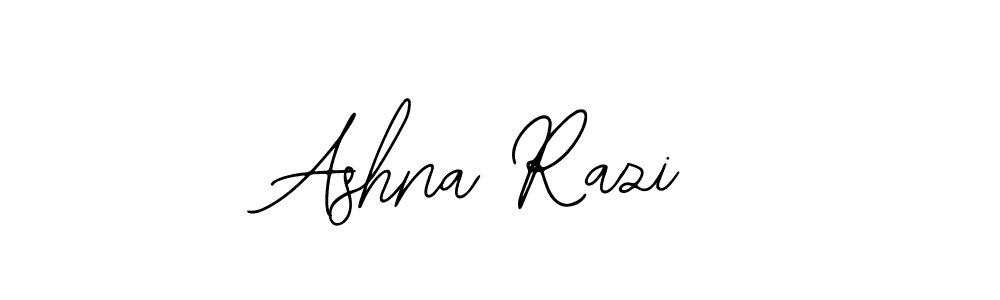 How to make Ashna Razi signature? Bearetta-2O07w is a professional autograph style. Create handwritten signature for Ashna Razi name. Ashna Razi signature style 12 images and pictures png