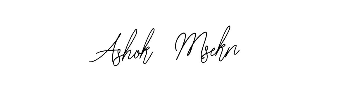 Also we have Ashok  Msekn name is the best signature style. Create professional handwritten signature collection using Bearetta-2O07w autograph style. Ashok  Msekn signature style 12 images and pictures png