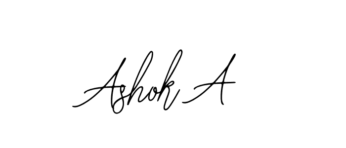 It looks lik you need a new signature style for name Ashok A. Design unique handwritten (Bearetta-2O07w) signature with our free signature maker in just a few clicks. Ashok A signature style 12 images and pictures png