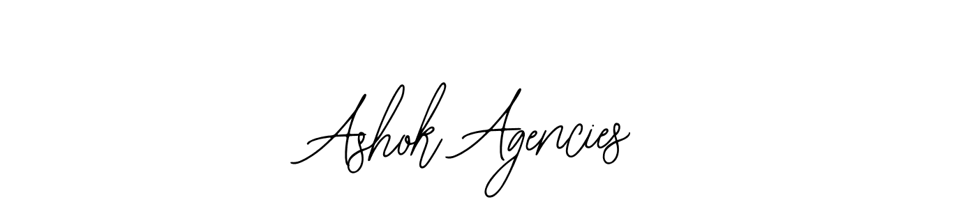 if you are searching for the best signature style for your name Ashok Agencies. so please give up your signature search. here we have designed multiple signature styles  using Bearetta-2O07w. Ashok Agencies signature style 12 images and pictures png