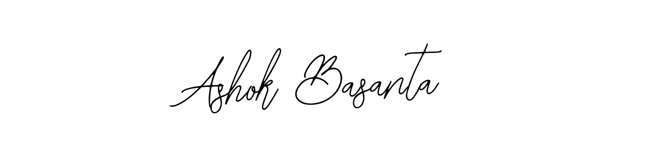 You should practise on your own different ways (Bearetta-2O07w) to write your name (Ashok Basanta) in signature. don't let someone else do it for you. Ashok Basanta signature style 12 images and pictures png