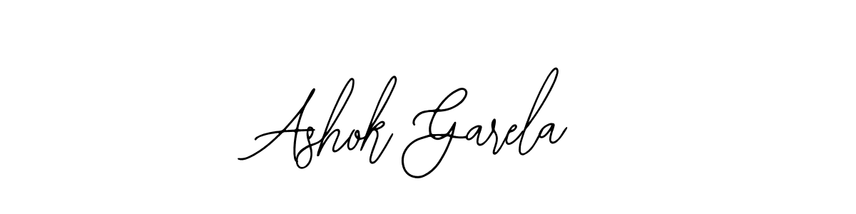 How to make Ashok Garela name signature. Use Bearetta-2O07w style for creating short signs online. This is the latest handwritten sign. Ashok Garela signature style 12 images and pictures png
