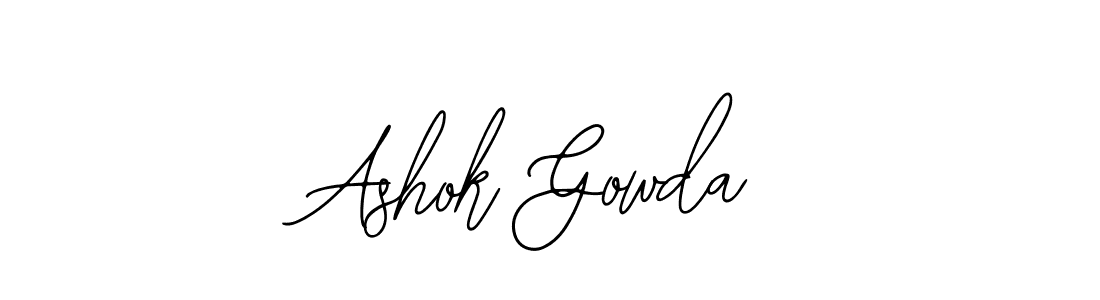 Ashok Gowda stylish signature style. Best Handwritten Sign (Bearetta-2O07w) for my name. Handwritten Signature Collection Ideas for my name Ashok Gowda. Ashok Gowda signature style 12 images and pictures png