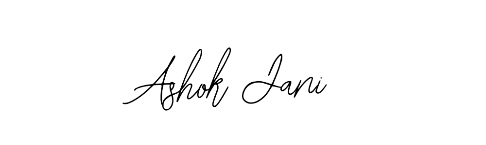 if you are searching for the best signature style for your name Ashok Jani. so please give up your signature search. here we have designed multiple signature styles  using Bearetta-2O07w. Ashok Jani signature style 12 images and pictures png