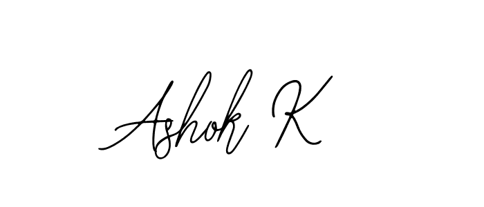 Also You can easily find your signature by using the search form. We will create Ashok K name handwritten signature images for you free of cost using Bearetta-2O07w sign style. Ashok K signature style 12 images and pictures png