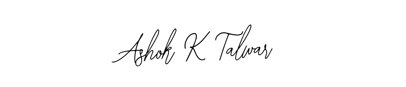 How to make Ashok K Talwar signature? Bearetta-2O07w is a professional autograph style. Create handwritten signature for Ashok K Talwar name. Ashok K Talwar signature style 12 images and pictures png