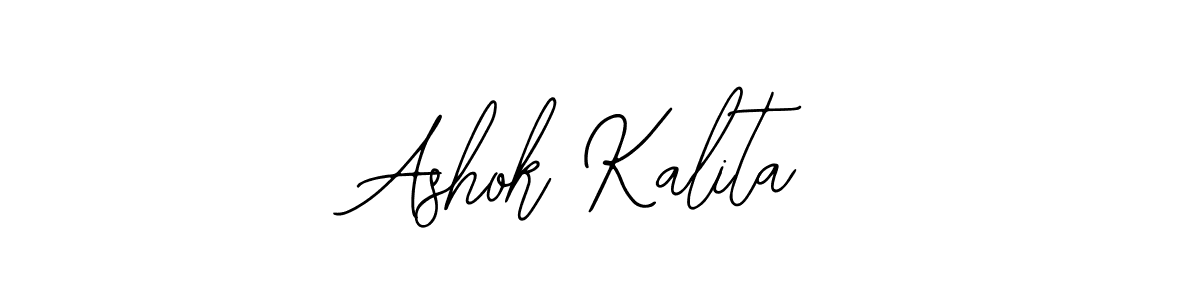 How to make Ashok Kalita name signature. Use Bearetta-2O07w style for creating short signs online. This is the latest handwritten sign. Ashok Kalita signature style 12 images and pictures png