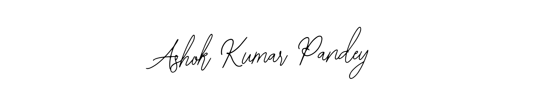 How to make Ashok Kumar Pandey name signature. Use Bearetta-2O07w style for creating short signs online. This is the latest handwritten sign. Ashok Kumar Pandey signature style 12 images and pictures png