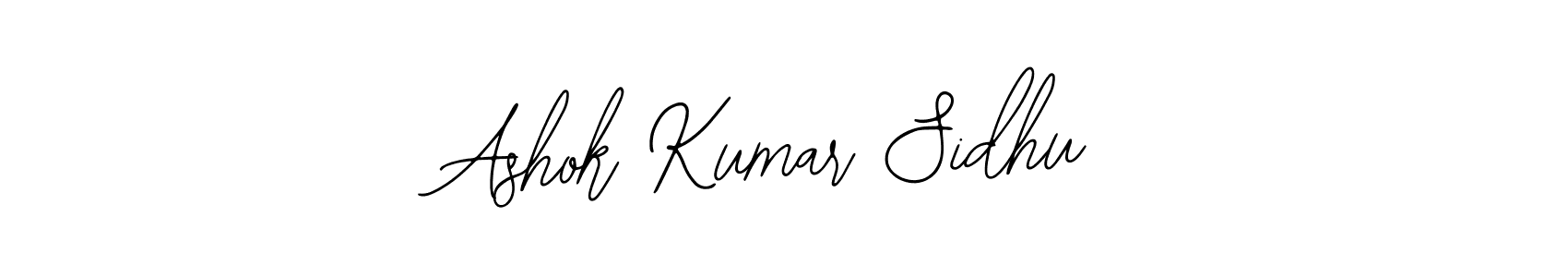 You should practise on your own different ways (Bearetta-2O07w) to write your name (Ashok Kumar Sidhu) in signature. don't let someone else do it for you. Ashok Kumar Sidhu signature style 12 images and pictures png
