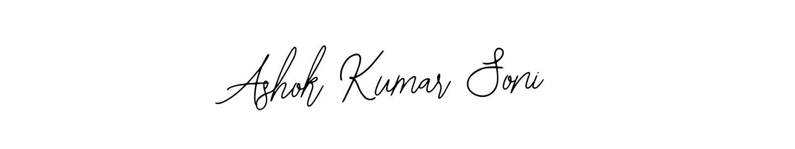 How to make Ashok Kumar Soni signature? Bearetta-2O07w is a professional autograph style. Create handwritten signature for Ashok Kumar Soni name. Ashok Kumar Soni signature style 12 images and pictures png