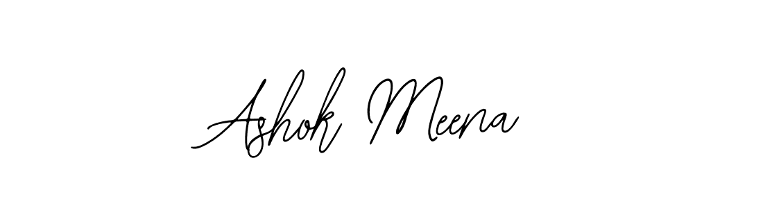 Also we have Ashok Meena name is the best signature style. Create professional handwritten signature collection using Bearetta-2O07w autograph style. Ashok Meena signature style 12 images and pictures png