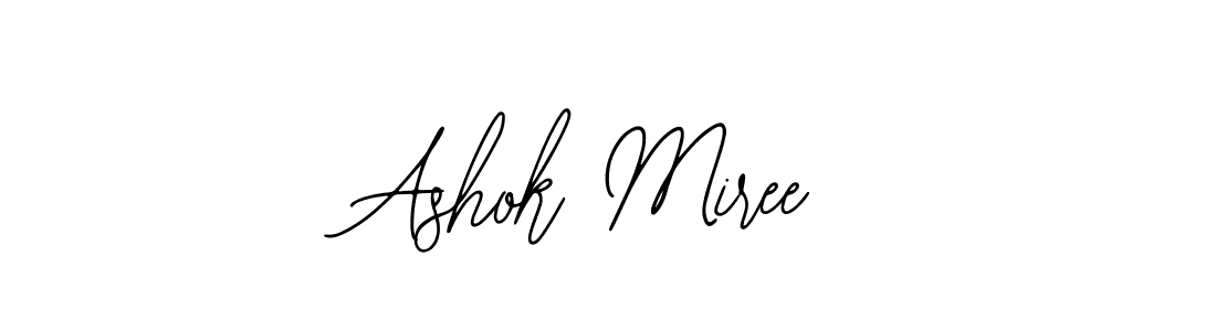 Similarly Bearetta-2O07w is the best handwritten signature design. Signature creator online .You can use it as an online autograph creator for name Ashok Miree. Ashok Miree signature style 12 images and pictures png