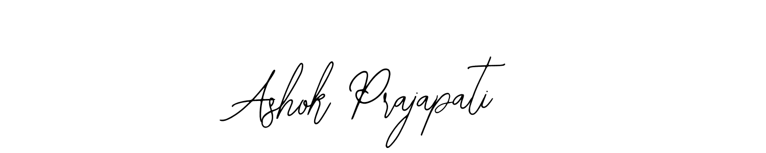 You should practise on your own different ways (Bearetta-2O07w) to write your name (Ashok Prajapati) in signature. don't let someone else do it for you. Ashok Prajapati signature style 12 images and pictures png