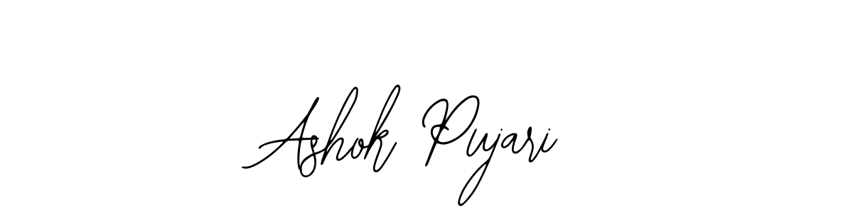 Design your own signature with our free online signature maker. With this signature software, you can create a handwritten (Bearetta-2O07w) signature for name Ashok Pujari. Ashok Pujari signature style 12 images and pictures png