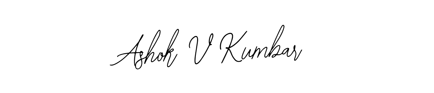 Make a beautiful signature design for name Ashok V Kumbar. Use this online signature maker to create a handwritten signature for free. Ashok V Kumbar signature style 12 images and pictures png