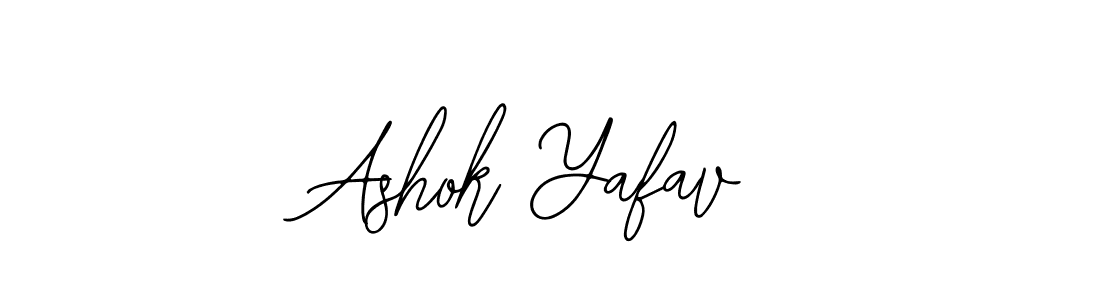 How to make Ashok Yafav signature? Bearetta-2O07w is a professional autograph style. Create handwritten signature for Ashok Yafav name. Ashok Yafav signature style 12 images and pictures png