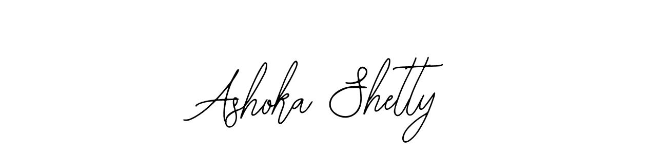 How to make Ashoka Shetty signature? Bearetta-2O07w is a professional autograph style. Create handwritten signature for Ashoka Shetty name. Ashoka Shetty signature style 12 images and pictures png