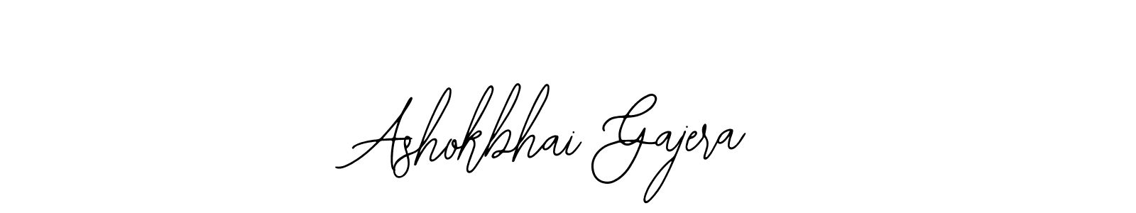 How to make Ashokbhai Gajera signature? Bearetta-2O07w is a professional autograph style. Create handwritten signature for Ashokbhai Gajera name. Ashokbhai Gajera signature style 12 images and pictures png