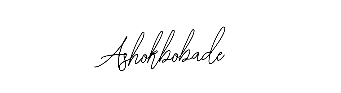 Make a beautiful signature design for name Ashokbobade. With this signature (Bearetta-2O07w) style, you can create a handwritten signature for free. Ashokbobade signature style 12 images and pictures png