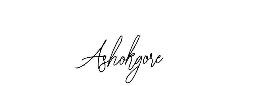 Design your own signature with our free online signature maker. With this signature software, you can create a handwritten (Bearetta-2O07w) signature for name Ashokgore. Ashokgore signature style 12 images and pictures png