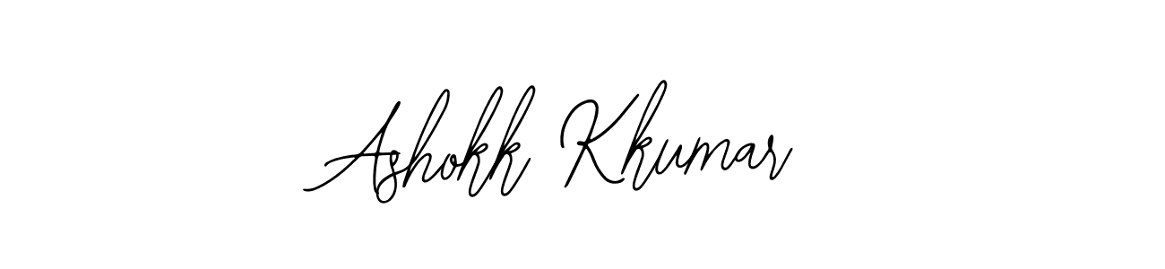 Create a beautiful signature design for name Ashokk Kkumar. With this signature (Bearetta-2O07w) fonts, you can make a handwritten signature for free. Ashokk Kkumar signature style 12 images and pictures png