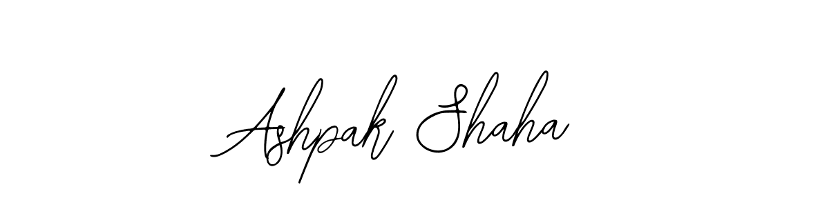 if you are searching for the best signature style for your name Ashpak Shaha. so please give up your signature search. here we have designed multiple signature styles  using Bearetta-2O07w. Ashpak Shaha signature style 12 images and pictures png