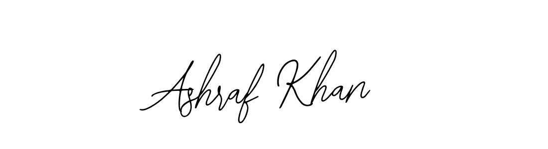 Ashraf Khan stylish signature style. Best Handwritten Sign (Bearetta-2O07w) for my name. Handwritten Signature Collection Ideas for my name Ashraf Khan. Ashraf Khan signature style 12 images and pictures png