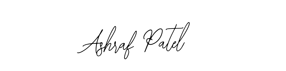 How to make Ashraf Patel signature? Bearetta-2O07w is a professional autograph style. Create handwritten signature for Ashraf Patel name. Ashraf Patel signature style 12 images and pictures png