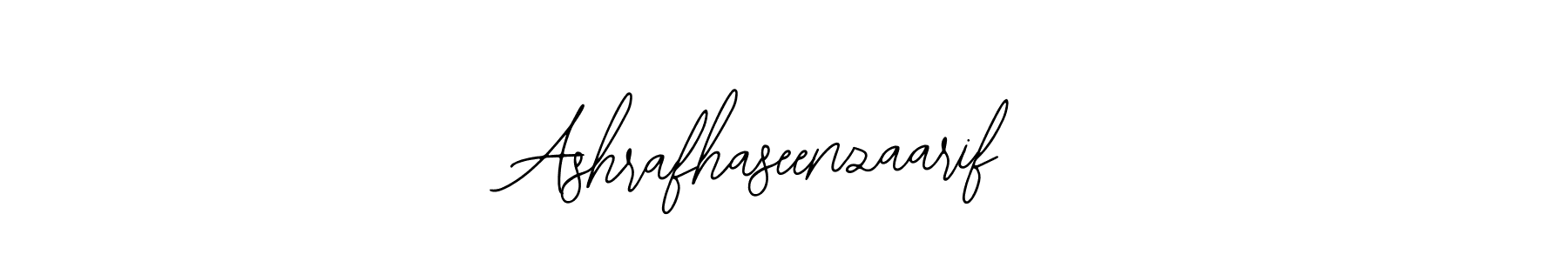 The best way (Bearetta-2O07w) to make a short signature is to pick only two or three words in your name. The name Ashrafhaseenzaarif include a total of six letters. For converting this name. Ashrafhaseenzaarif signature style 12 images and pictures png