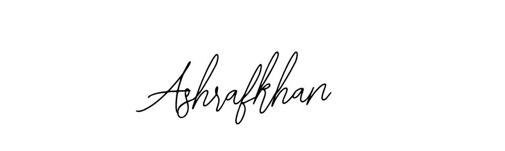 How to make Ashrafkhan name signature. Use Bearetta-2O07w style for creating short signs online. This is the latest handwritten sign. Ashrafkhan signature style 12 images and pictures png