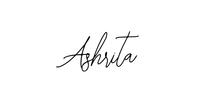 Design your own signature with our free online signature maker. With this signature software, you can create a handwritten (Bearetta-2O07w) signature for name Ashrita. Ashrita signature style 12 images and pictures png