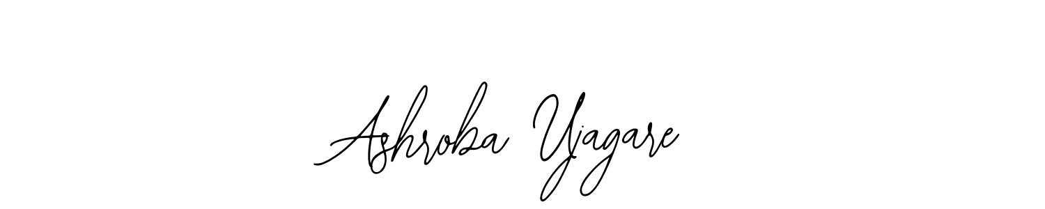 Bearetta-2O07w is a professional signature style that is perfect for those who want to add a touch of class to their signature. It is also a great choice for those who want to make their signature more unique. Get Ashroba Ujagare name to fancy signature for free. Ashroba Ujagare signature style 12 images and pictures png