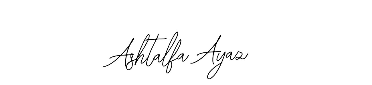 The best way (Bearetta-2O07w) to make a short signature is to pick only two or three words in your name. The name Ashtalfa Ayaz include a total of six letters. For converting this name. Ashtalfa Ayaz signature style 12 images and pictures png
