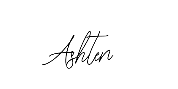 Design your own signature with our free online signature maker. With this signature software, you can create a handwritten (Bearetta-2O07w) signature for name Ashten. Ashten signature style 12 images and pictures png