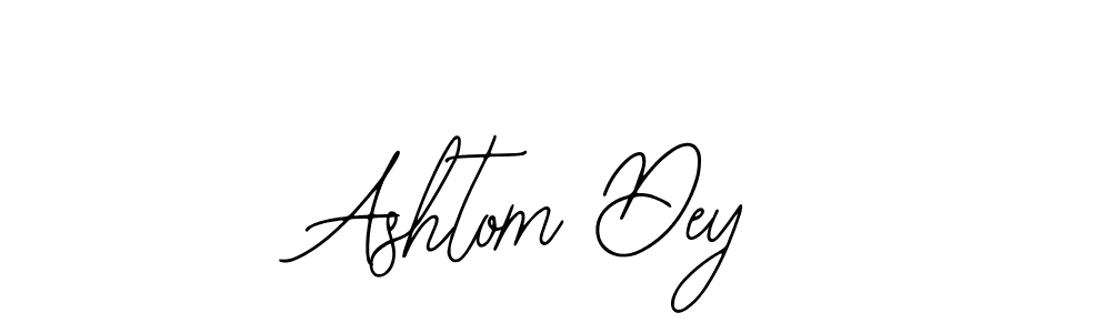 Use a signature maker to create a handwritten signature online. With this signature software, you can design (Bearetta-2O07w) your own signature for name Ashtom Dey. Ashtom Dey signature style 12 images and pictures png