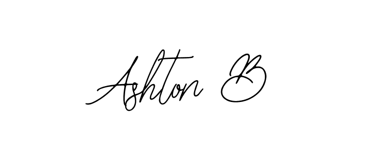 How to make Ashton B signature? Bearetta-2O07w is a professional autograph style. Create handwritten signature for Ashton B name. Ashton B signature style 12 images and pictures png