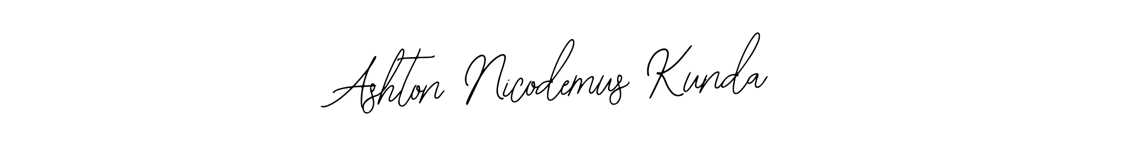 Use a signature maker to create a handwritten signature online. With this signature software, you can design (Bearetta-2O07w) your own signature for name Ashton Nicodemus Kunda. Ashton Nicodemus Kunda signature style 12 images and pictures png
