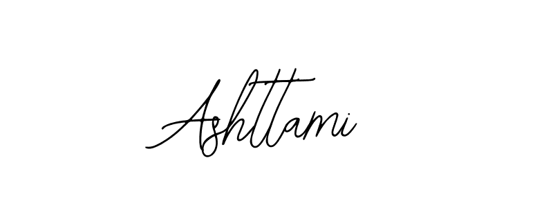 How to make Ashttami name signature. Use Bearetta-2O07w style for creating short signs online. This is the latest handwritten sign. Ashttami signature style 12 images and pictures png