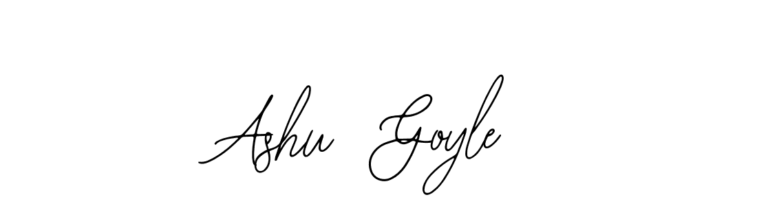 Design your own signature with our free online signature maker. With this signature software, you can create a handwritten (Bearetta-2O07w) signature for name Ashu  Goyle. Ashu  Goyle signature style 12 images and pictures png