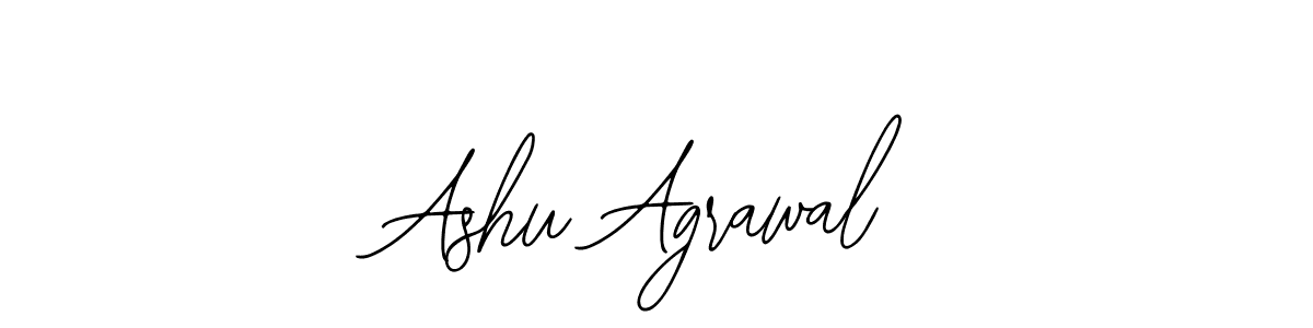 The best way (Bearetta-2O07w) to make a short signature is to pick only two or three words in your name. The name Ashu Agrawal include a total of six letters. For converting this name. Ashu Agrawal signature style 12 images and pictures png