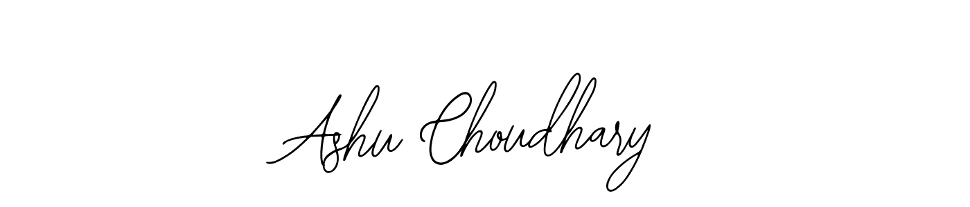 Design your own signature with our free online signature maker. With this signature software, you can create a handwritten (Bearetta-2O07w) signature for name Ashu Choudhary. Ashu Choudhary signature style 12 images and pictures png