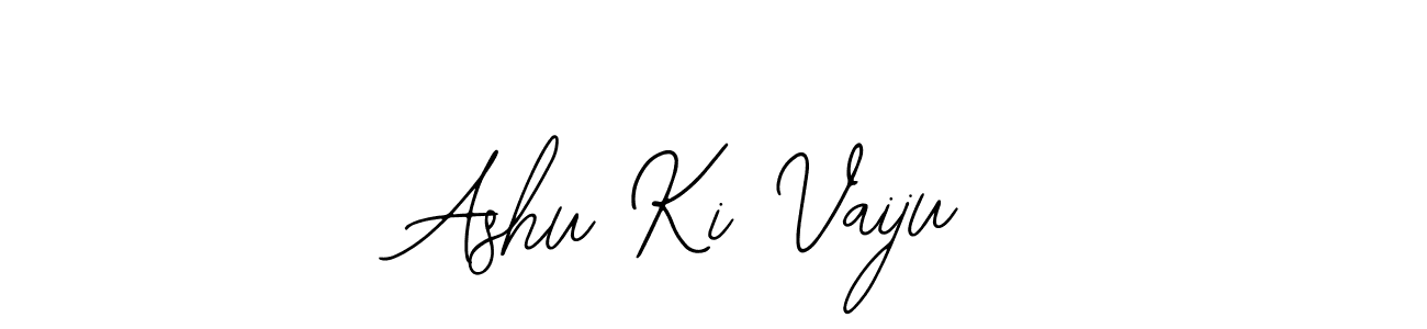 How to make Ashu Ki Vaiju signature? Bearetta-2O07w is a professional autograph style. Create handwritten signature for Ashu Ki Vaiju name. Ashu Ki Vaiju signature style 12 images and pictures png