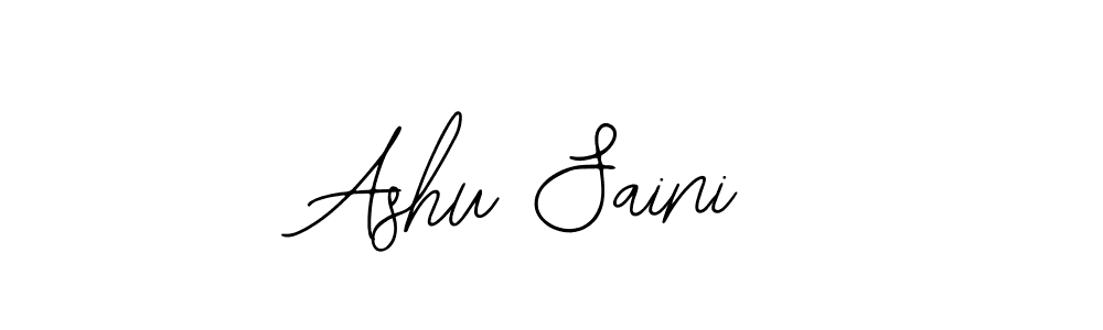 Similarly Bearetta-2O07w is the best handwritten signature design. Signature creator online .You can use it as an online autograph creator for name Ashu Saini. Ashu Saini signature style 12 images and pictures png