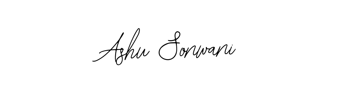 Also we have Ashu Sonwani name is the best signature style. Create professional handwritten signature collection using Bearetta-2O07w autograph style. Ashu Sonwani signature style 12 images and pictures png