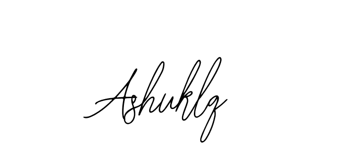 Design your own signature with our free online signature maker. With this signature software, you can create a handwritten (Bearetta-2O07w) signature for name Ashuklq. Ashuklq signature style 12 images and pictures png