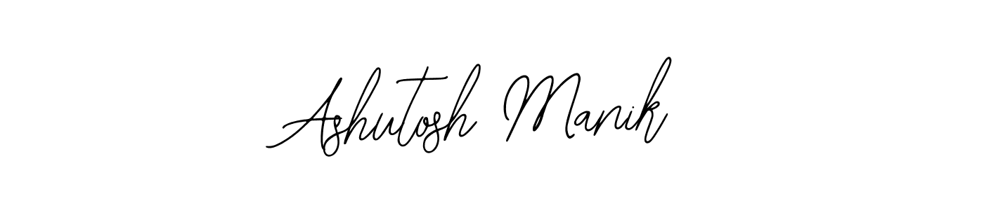 You should practise on your own different ways (Bearetta-2O07w) to write your name (Ashutosh Manik) in signature. don't let someone else do it for you. Ashutosh Manik signature style 12 images and pictures png