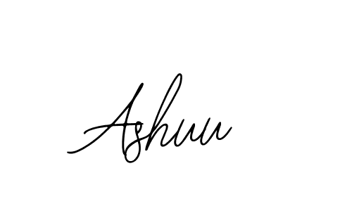 Design your own signature with our free online signature maker. With this signature software, you can create a handwritten (Bearetta-2O07w) signature for name Ashuu. Ashuu signature style 12 images and pictures png
