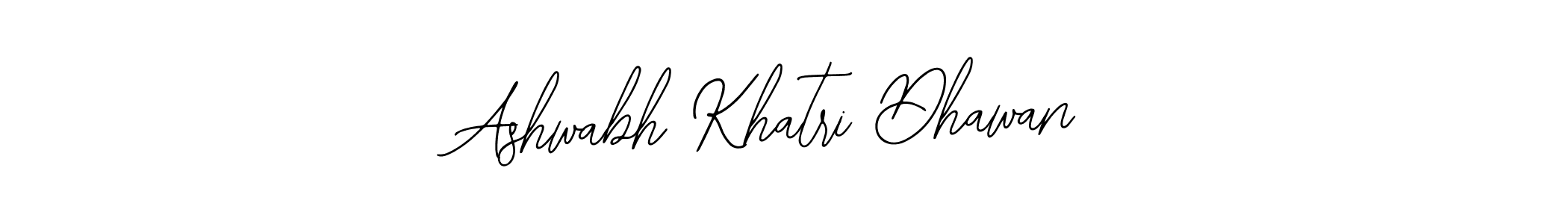 Similarly Bearetta-2O07w is the best handwritten signature design. Signature creator online .You can use it as an online autograph creator for name Ashwabh Khatri Dhawan. Ashwabh Khatri Dhawan signature style 12 images and pictures png